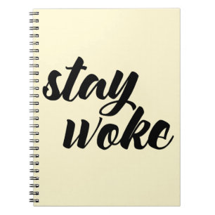 Caderno Espiral Fique Woke