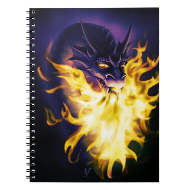 Caderno Espiral Firebreather (Frente)