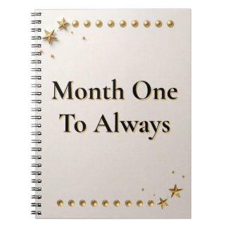 Caderno Espiral First-Year Memory Keeper | Newlywed Milestone Trac