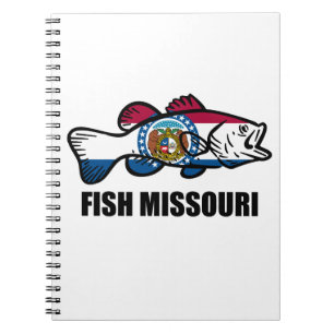 Caderno Espiral Fish Missouri