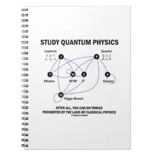 Caderno Espiral Física de quantum do estudo você pode fazer cois
