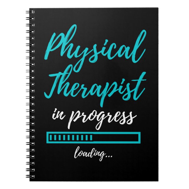 Caderno Espiral Fisioterapeuta Em Andamento (Frente)