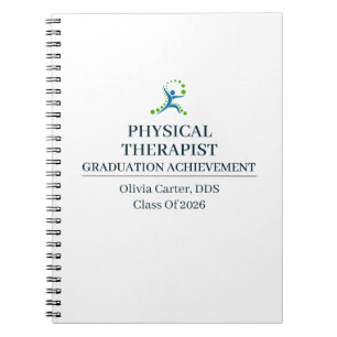 Caderno Espiral Fisioterapeuta Nome Personalizado Desde Ano