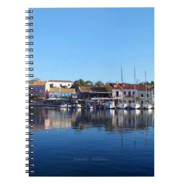Caderno Espiral Fiskardo - Kefalonia (Frente)