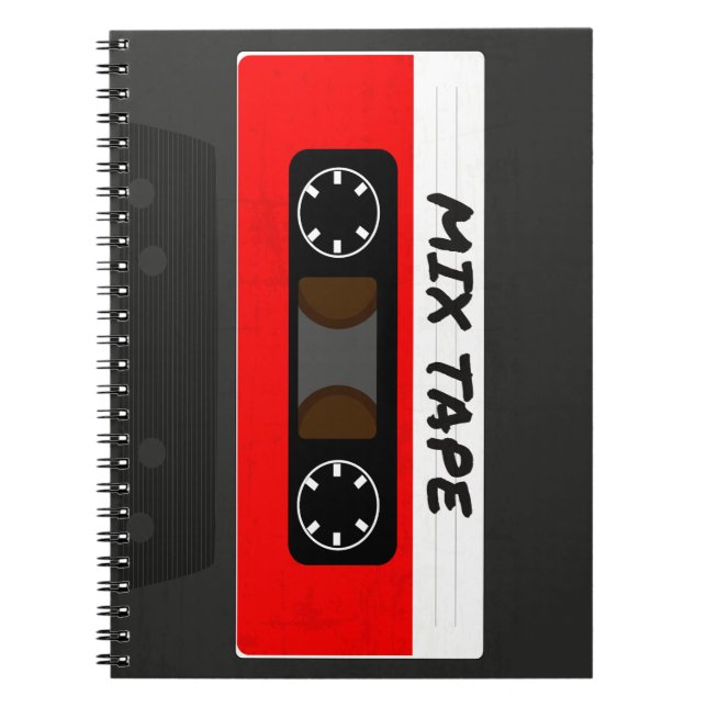 Caderno Espiral Fita Red Mix - Dif 80 E 90 Inspirados Retroativame (Frente)