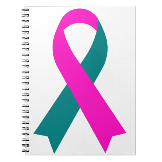 Caderno Espiral Fita rosa e lacrimogênea BRCA 1 e 2 Hereditária