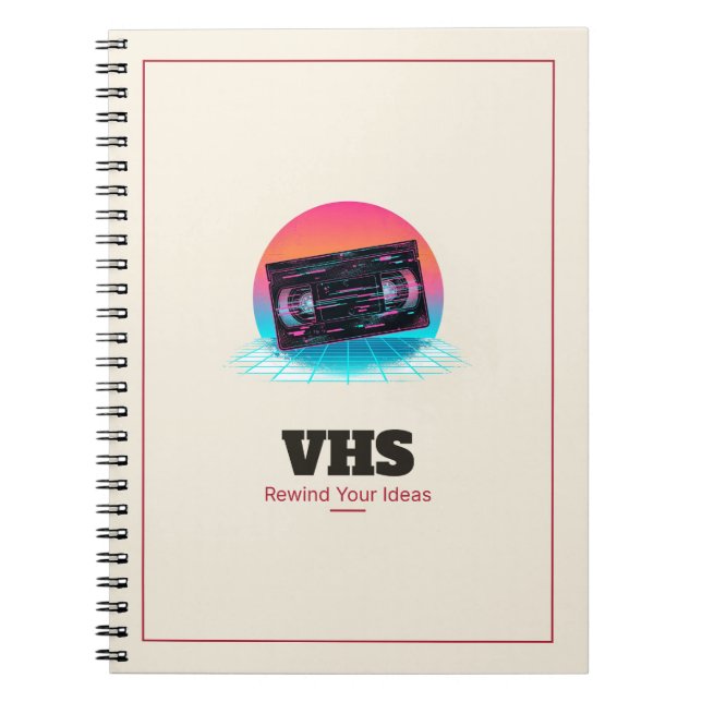 Caderno Espiral Fita VHS (Frente)
