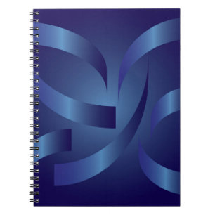 Caderno Espiral fitas de safira