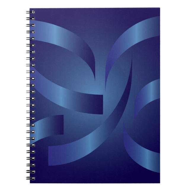 Caderno Espiral fitas de safira (Frente)