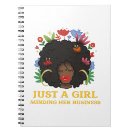 Caderno Espiral fJust a girl who loves minding her business