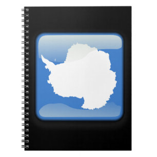 Caderno Espiral Flag of Antarctica