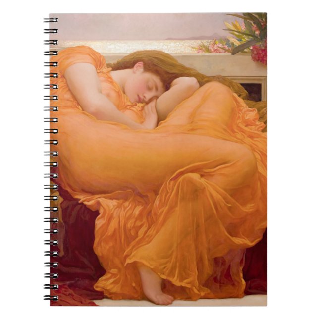 Caderno Espiral Flaming June Vintage (Frente)