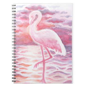 Caderno Espiral Flamingo
