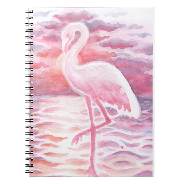 Caderno Espiral Flamingo (Frente)