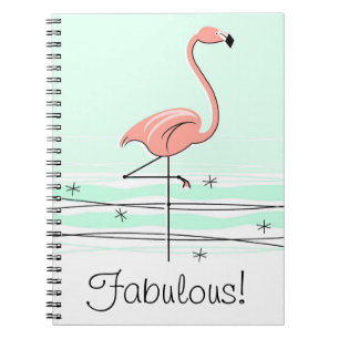 Caderno Espiral Flamingo Aqua Fabuloso! notebook