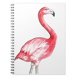 Caderno Espiral Flamingo Art