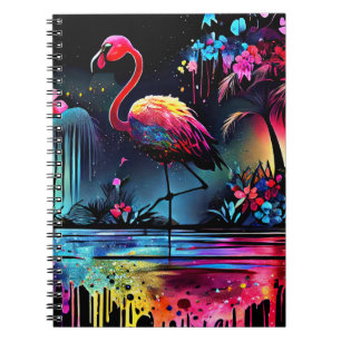 Caderno Espiral Flamingo em A Lake-63852