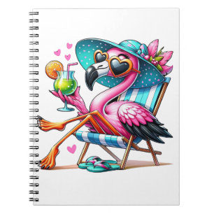 Caderno Espiral Flamingo legal