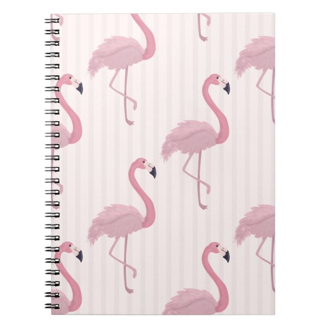 Caderno Espiral Flamingo Rosa-doce (Frente)