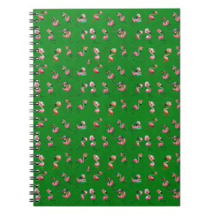 Caderno Espiral Flamingos