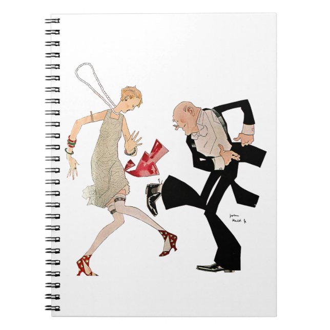 Caderno Espiral Flapper Dancing (Frente)