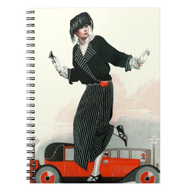 Caderno Espiral Flapper e Roadster (Frente)
