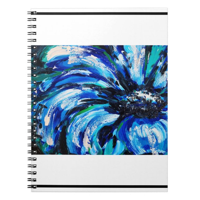 Caderno Espiral Fleur bleue (Frente)