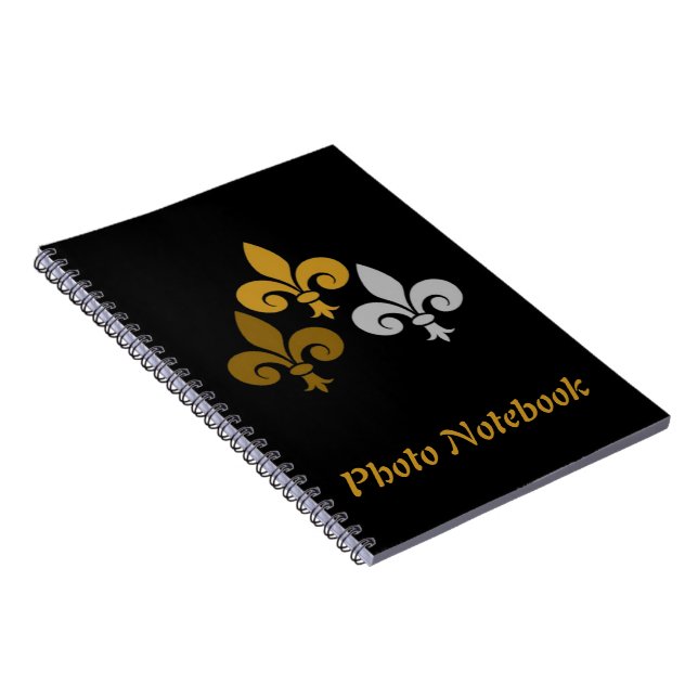 Caderno Espiral Fleur de Lys Spiral Photo Notebook (Lado Direito)