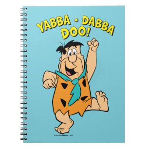 Caderno Espiral Flintstone Yabba-Dabba Doo de Fred!