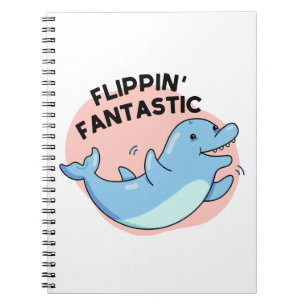 Caderno Espiral Flippin Fantástico Dolphin Pun