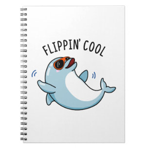 Caderno Espiral Flippin Legal Dolphin Pun