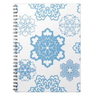 Caderno Espiral Floco de neve