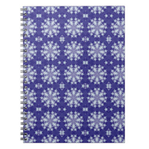Caderno Espiral Flocos congelados da neve