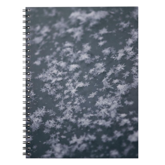 Caderno Espiral Flocos de neve (Frente)