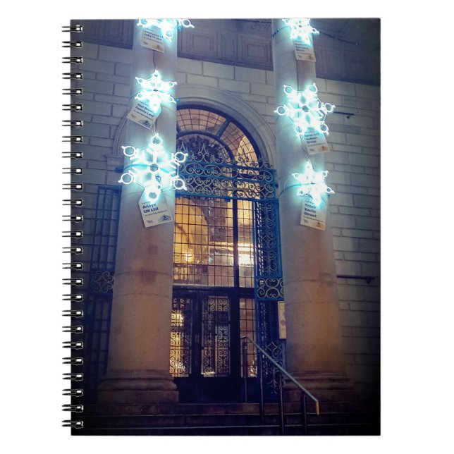 Caderno Espiral Flocos de neve (Frente)