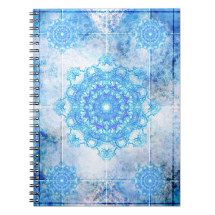 Caderno Espiral Flocos de neve