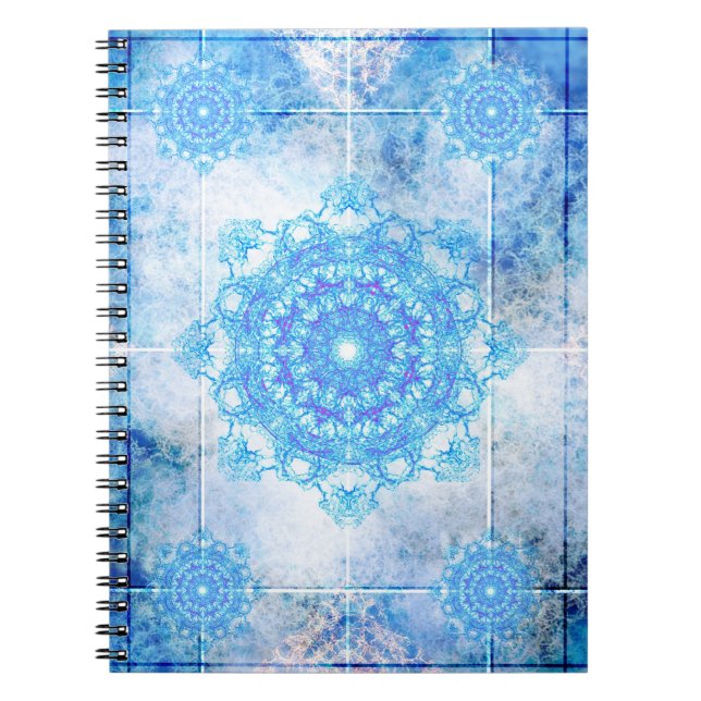 Caderno Espiral Flocos de neve (Frente)