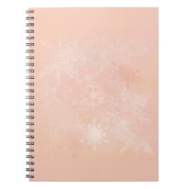 Caderno Espiral Flocos de neve macios
