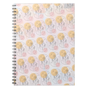 Caderno Espiral Flor