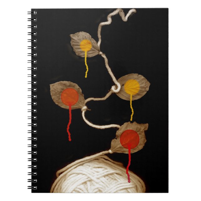 Caderno Espiral flor 2013 do fio (Frente)