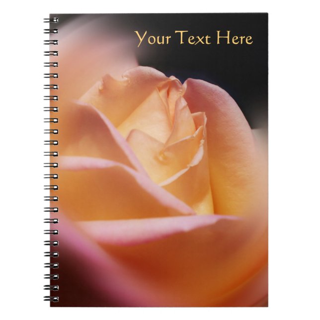 Caderno Espiral Flor amarelo estonteante (Frente)