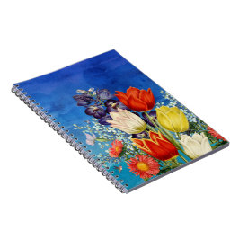 Caderno Espiral Flor Borboleta