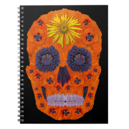 Caderno Espiral Flor - Caveira 1