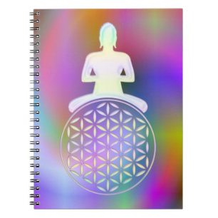Caderno Espiral Flor da Vida / Blume des Lebens - Buda