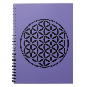 Caderno Espiral FLOR DA VIDA - Símbolo da Geometria Sagrada comple