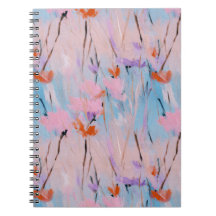 Flor de Campo Pastel em Aquarela