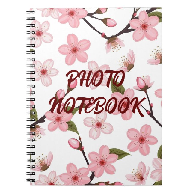 Caderno Espiral Flor de cereja (Frente)