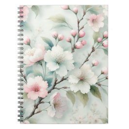 Caderno Espiral Flor de Cerejeira