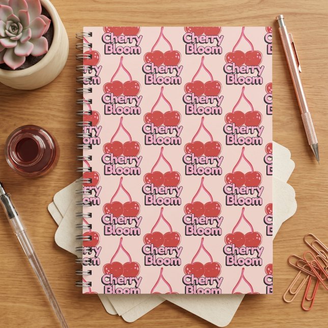 Caderno Espiral Flor de Cerejeira (Criador carregado)