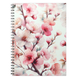 Caderno Espiral Flor de Cerejeira
